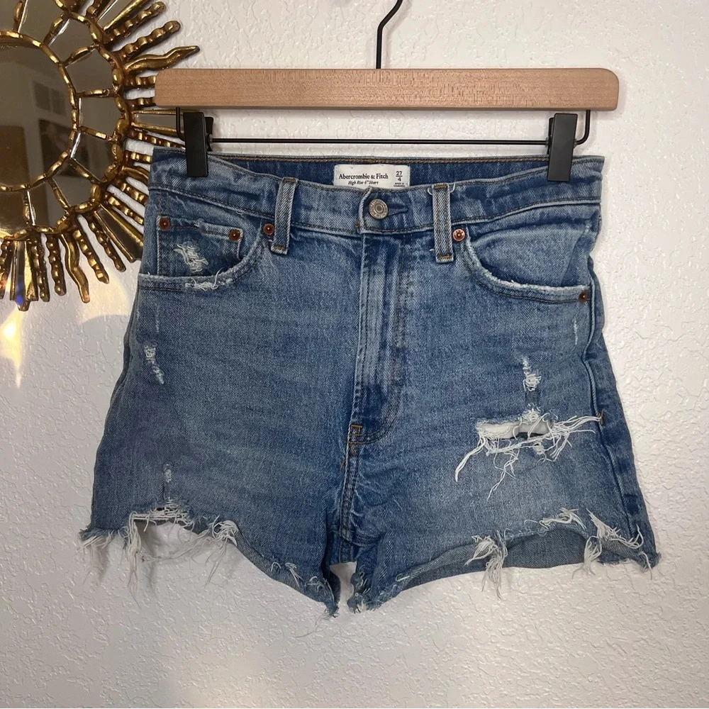 Abercrombie & Fitch High Rise 4” Short size 27 - Picture 5 of 5